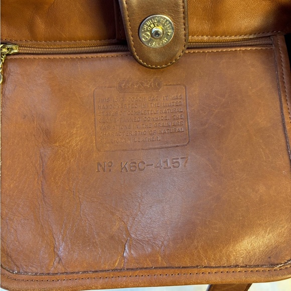 COACH British Tan Leather Waverly SoHo Tote Shoulder Bag - Picture 5 of 10